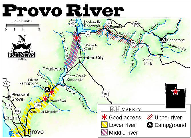 Provo River Map Placeholder